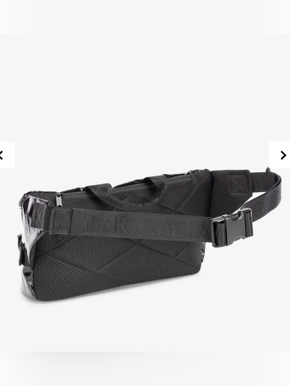Calpak Black Glossy Terra Sling Bag in Obsidian - Picture 2 of 9